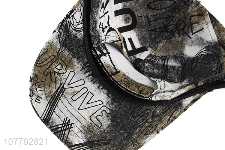 High Quality Tie-Dye Letters Baseball Cap Fashion Sun Hat