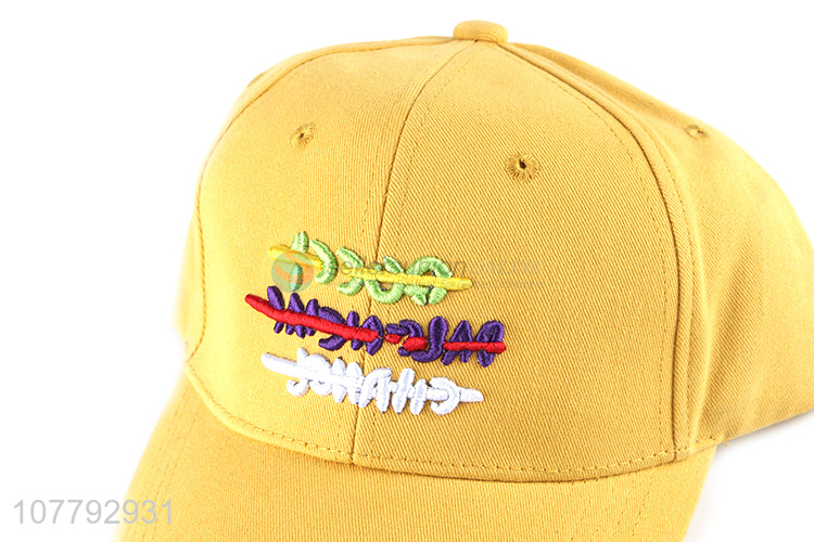 Custom Washed Cotton Three-Dimensional Embroidered Baseball Cap