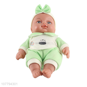 High quality simulation baby toys play house dress up vinyl doll