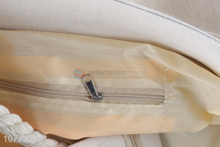 Cartoon Printing Portable Beach Bag With Zipper Coin Purse