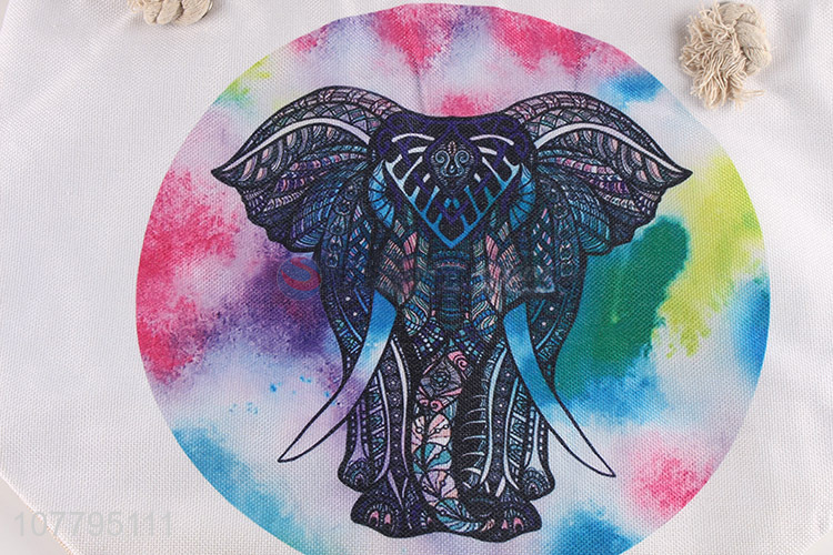 New Arrival Elephant Pattern Beach Bag Portable Travel Tote Bag