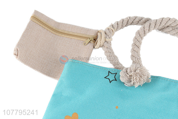 High Quality Colorful Beach Bag Leisure Holiday Tote Bag