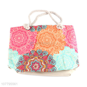Cheap Price Canvas Beach Bag Fashion Shopping Tote Bag