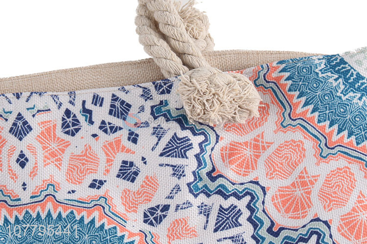 Popular European Style Tote Bag Beach Bag With Coin Purse