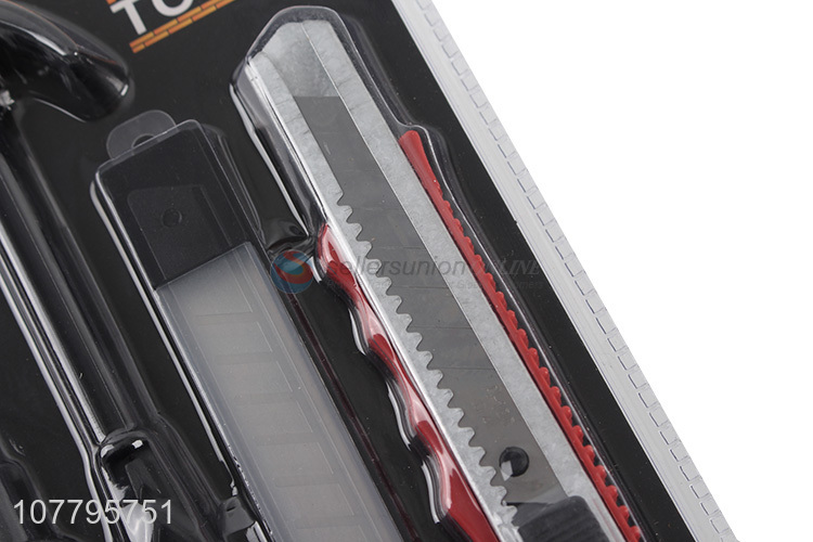High quality hardware tool set hammer utility knife screwdriver set
