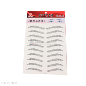 Wholesale cheap price women temporary eyebrow tattoo sticker