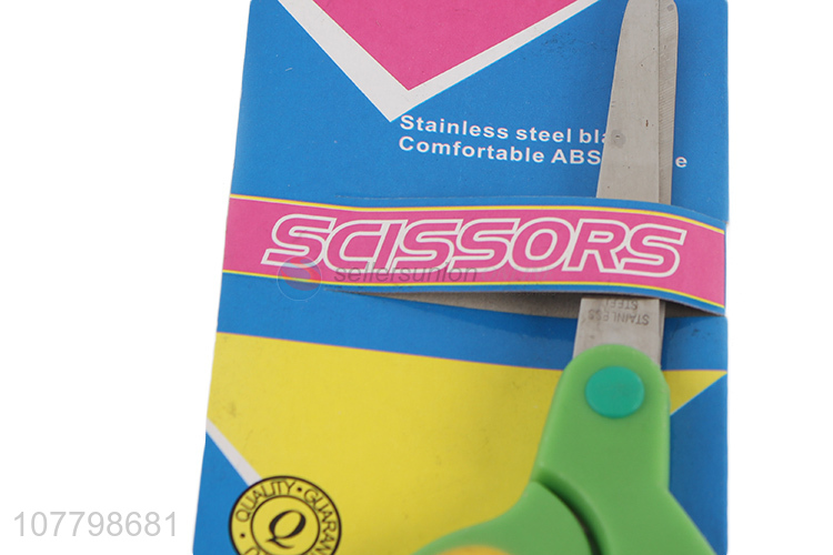 Manufacturer supply safety paper cut scissors for students