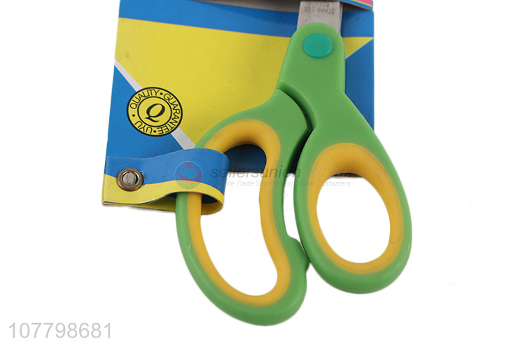 Manufacturer supply safety paper cut scissors for students