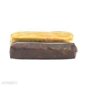Cool Design Leather Pencil Case Office <em>Pen</em> <em>Bag</em> Cheap Pencil <em>Bag</em>
