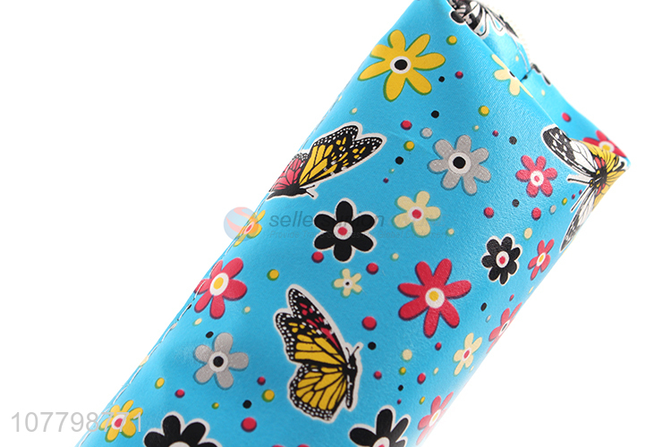 Fashion Flower Pattern Pencil Bag Cheap Pencil Cases