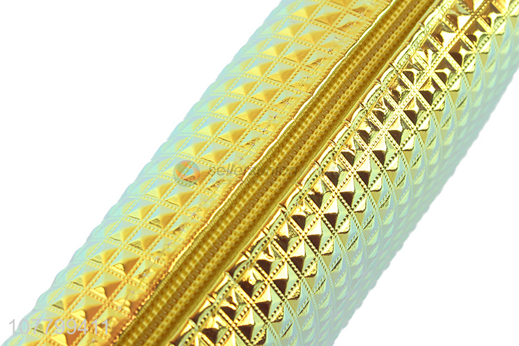 Cool Design Gold Pencil Bag Fashion Pencil Case Pen Bag