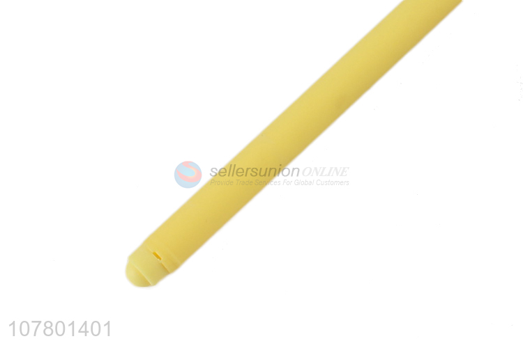 High quality cartoon ornaments yellow gel pen office signature pen