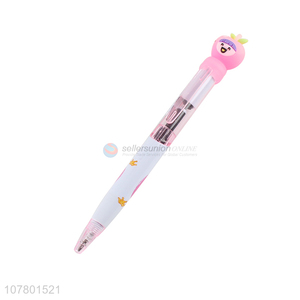 Hot selling cartoon fruit office stationery gel pen