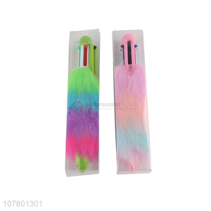 Creative furry design gel pen office stationery pen