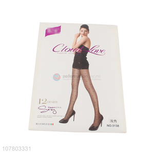 Delicate Design <em>Bow</em> <em>Tie</em> Pattern Thin Pantyhose For Women