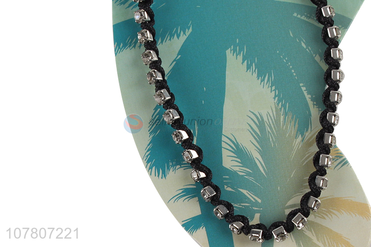 Simple design ladies anklet handmade beaded anklet