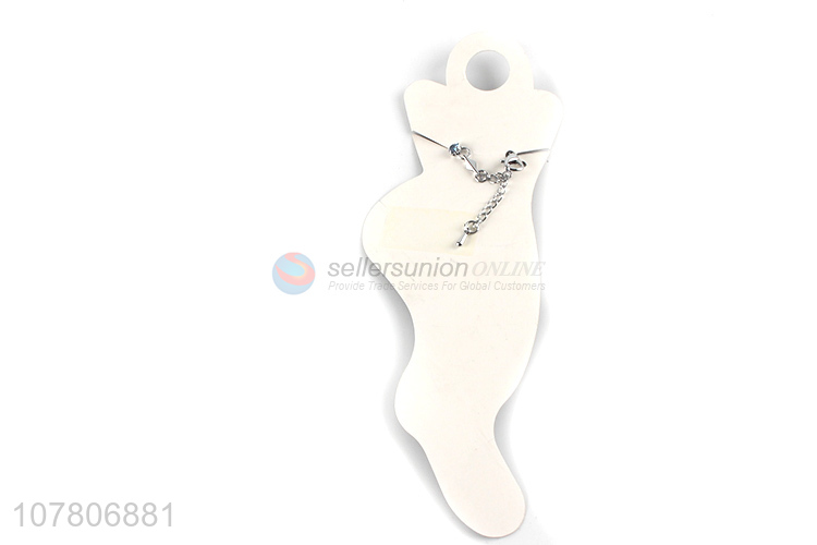 High quality silver ladies anklet adjustable anklet