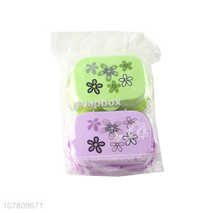 Fashion Flower Pattern Plastic Soap Box Best Soap Holder