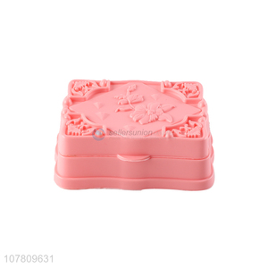 Fashion Plastic Drain Soap Box Soap Case For Household