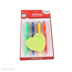 Wholesale stationery set ball-point pen and <em>sticky</em> <em>note</em> set