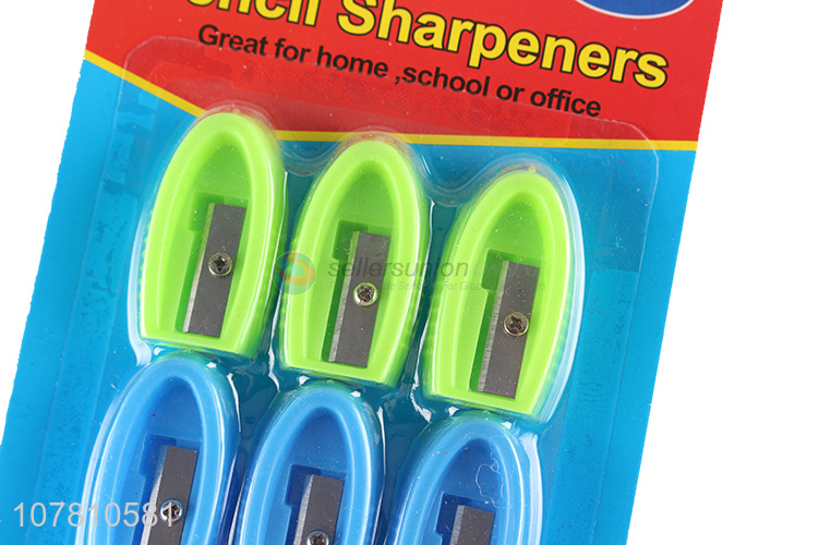 China factory single hole plastic pencil sharpener for school