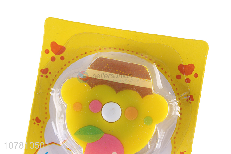 High quality kids stationery cupcake shape plastic tape measure