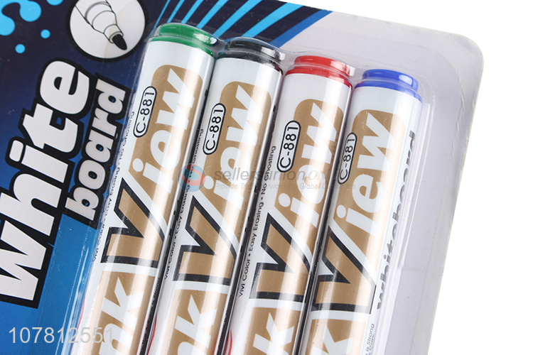 Best Selling 4 Pieces White Board Marker Whiteboard Pen Set