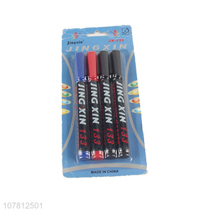 Good Sale 4 Pieces Permanent Marker Plastic <em>Marking</em> <em>Pen</em> Set