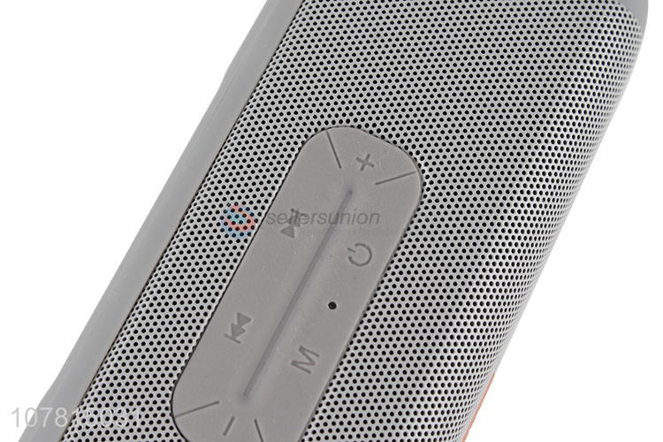 Simple style gray portable outdoor wireless speaker