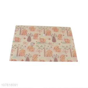 New design cartoon animal print plastic <em>file</em> information <em>folder</em>
