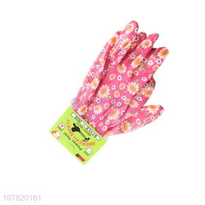 Fashion Printing Industrial Gloves Best Safety Glove