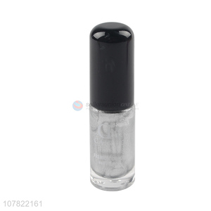 Best price shiny silver 18ml nail polish for sale