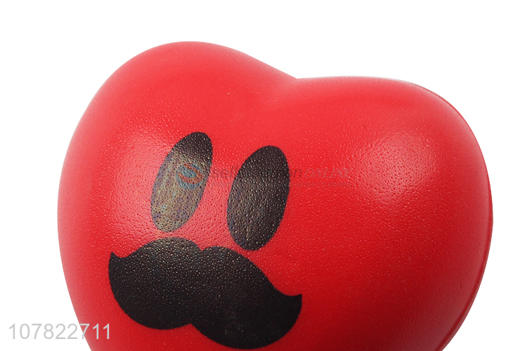 Hot selling heart shape stress reducing squeeze toys