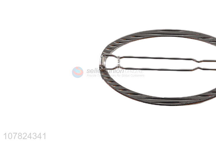 Korean style hollow metal hairpin seamless hairpin
