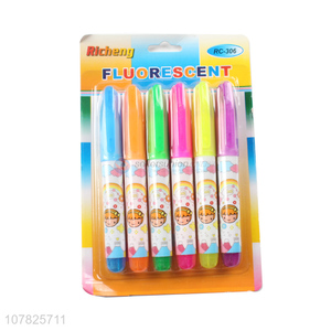Factory direct sale creative student stationery highlighter pen set