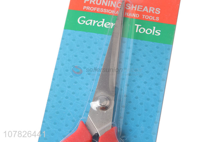 Hot Selling Rubber Grip Pruning Shears Garden Tool