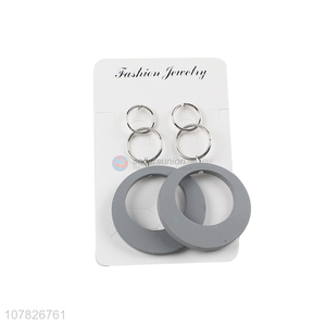 Popular Ladies Stud <em>Earring</em> Circles Pendant <em>Earring</em>