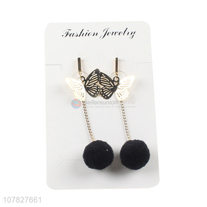 Custom Beautiful Butterfly Design Drop Earrings Elegant Jewelry