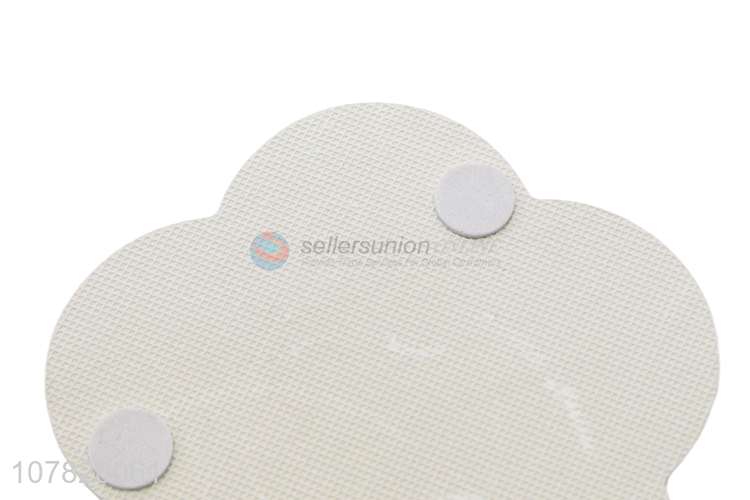 Latest product flower shape marble pattern uv board cup mats