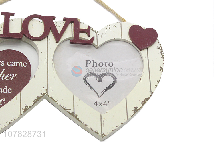 New product wooden combination photo frame Valentine's Day gifts