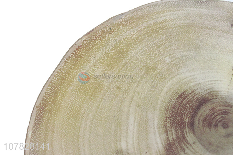 Online wholesale round small table natural wooden coffee table