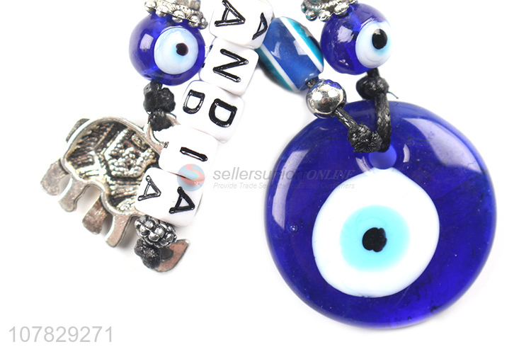 Factory direct sale key chain pendant crystal bead string