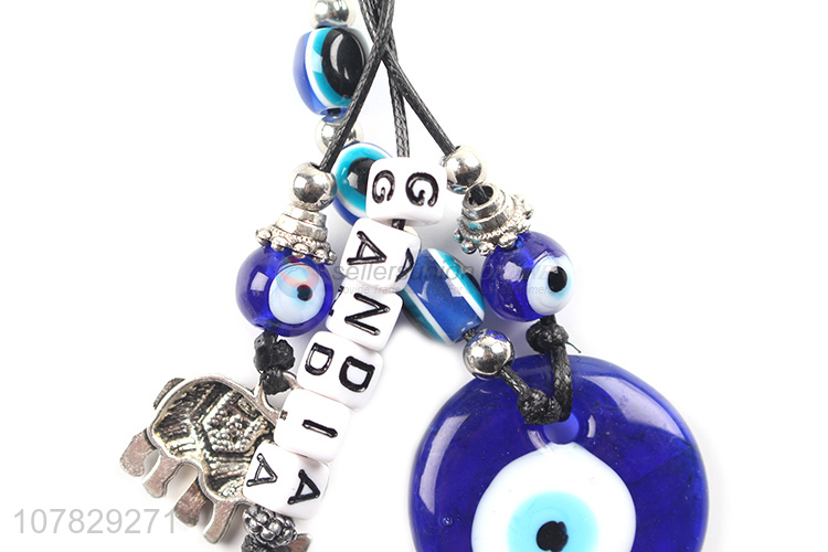 Factory direct sale key chain pendant crystal bead string