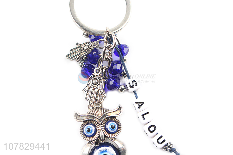 High quality metal key chain pendant crystal pendant