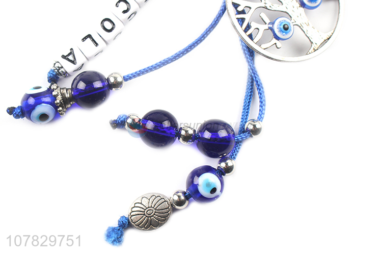 Low price silver accessories hand-woven bead chain pendant
