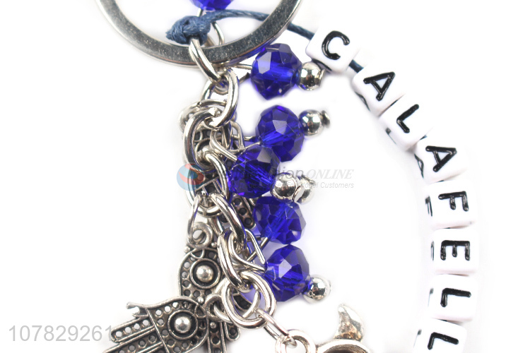 High quality metal key chain pendant crystal pendant