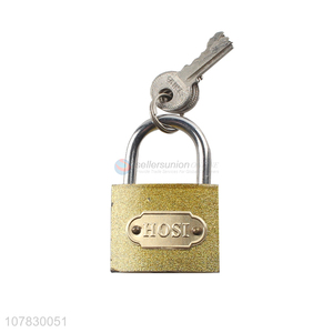 Hot sale iron padlock and keys for student dormitory cabinet use