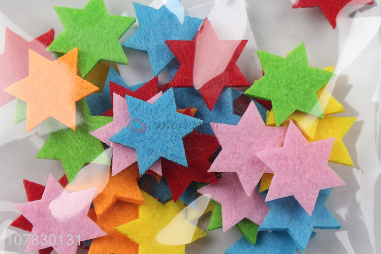 Hot Selling Colorful Stars Kids Handmade Non-Woven Crafts