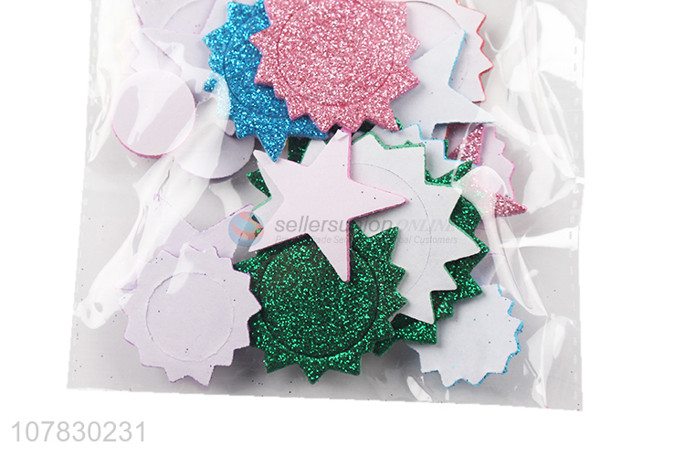 Delicate Design Glitter EVA DIY Craft Sticker For Sale