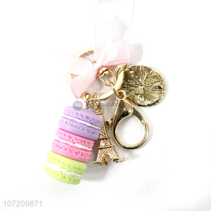 New creative macaron keychain backpack pendant